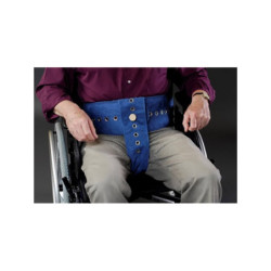 CEINTURE ABDOMINALE SECURISEE POUR FAUTEUIL + PELVIEN AMOVIBLE