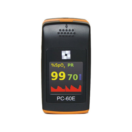 OXYMETRE DE POULS PC-60E AVEC CAPTEUR NEONATAL DEPORTE VELCRO