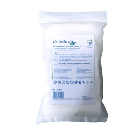 SACHETS DE POUDRE SUPER-ABSORBANTE 10G