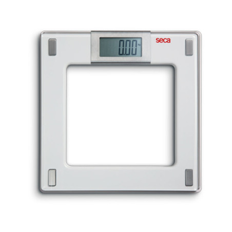 PÈSE-PERSONNE ÉLECTRONIQUE AVEC PLATEAU EN VERRE - SECA 807