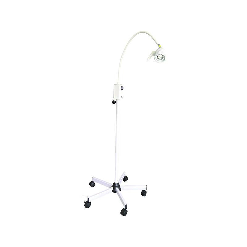 LAMPE D'EXAMEN BLANCHE LED 3W AVEC PIED A ROULETTES
