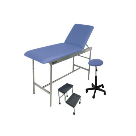 KIT CABINET HOLTEX INOX: DIVAN+TABOURET+MARCHEPIED 2 MARCHES