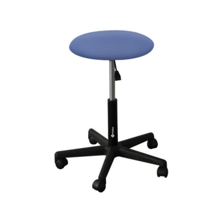 TABOURET REGLABLE 5 ROULETTES PIEDS NYLON-BLEU LAVANDE