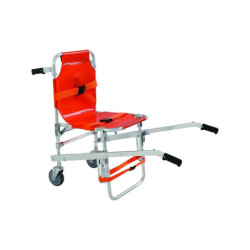 CHAISE PORTOIR 2 ROUES ORANGE