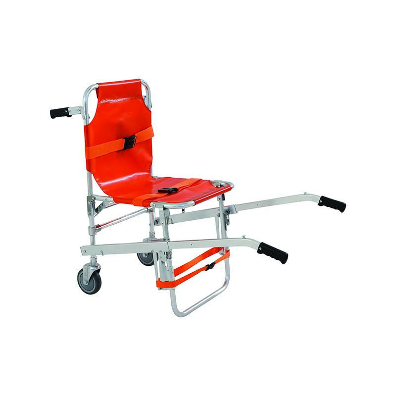 CHAISE PORTOIR 2 ROUES ORANGE