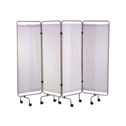 PARAVENT INOX 4 PANNEAUX