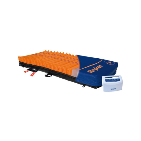MATELAS À AIR 20 CM EOLE AVEC HOUSSE DE PROTECTION ARGENT + UNITÉ DE CONTRÔLE