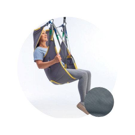 SANGLE UNIVERSELLE MAILLE AVEC TETIERE PLUS INVACARE