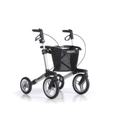 ROLLATOR 4 ROUES GEMINO 60 GRIS ARGENTE